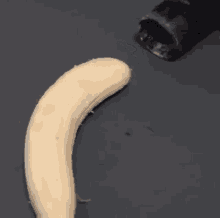 Vacuum sucking up a banana